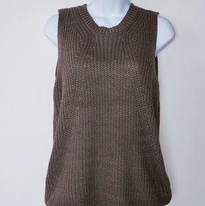 Philosophy sleeveless sweater | SZ M